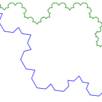 Koch Snowflake 3 screenshot